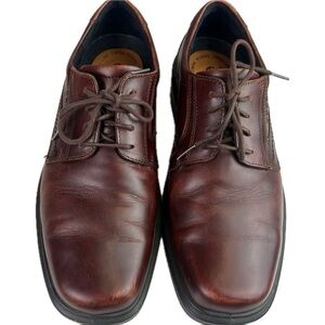 ECCO Men’s Brown Leather Oxford Dress Shoes